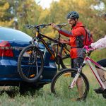 krassen door fietsendrager