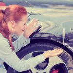 kras op uitgeleende auto
